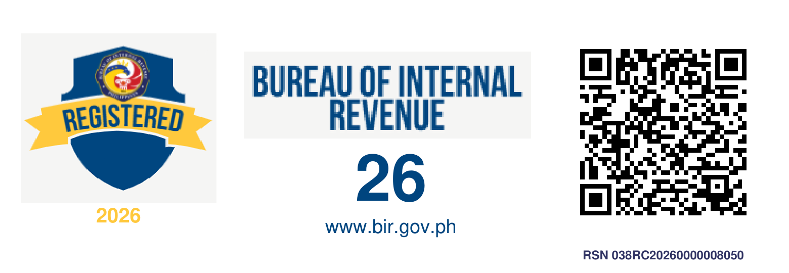 BIR Registration Seal Badge, RSN 038RC20260000008050